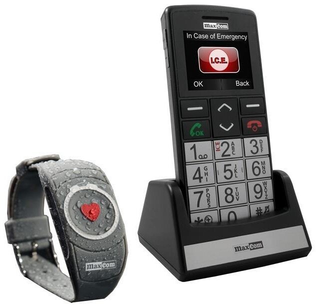 Maxcom MM715 z wodoodporną bransoletką SOS