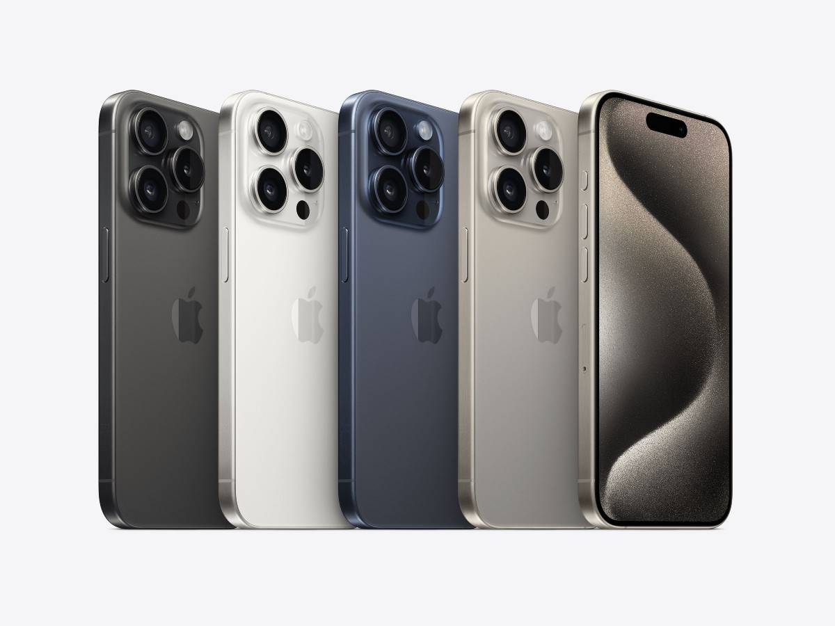 Dostępne kolory iPhone 15 Pro i iPhone 15 Pro Max